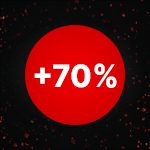 Co najmniej 70%