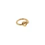 Jane Kønig Big Tied Heart Ring Pierścionek Pozłacany srebrny BTHR-AW25-G