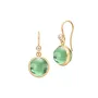 Julie Sandlau Prime Green Amethyst Kolczyki Pozłacany srebrny HKS181GDGRATCRCZ