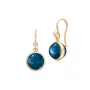 Julie Sandlau Prime Sapphire Blue Kolczyki Pozłacany srebrny HKS181GDSACRCZ