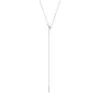 Jane Kønig Half Moon NO. 2 Tie Necklace Naszyjnik Stal nierdzewna HMTN-AW26-SS-S