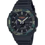 Zegarek Casio G-Shock GA-2100SU-1AER z tarczą Czarny i kopertą o średnicy 46 mm oraz paskiem Pasek z gumy w kolorze Czarny.