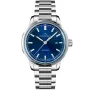 Zegarek NORQAIN Freedom 60 N2000S02A/A201-1 z tarczą Niebieski i kopertą o średnicy 42 mm oraz paskiem Metalowy pasek w kolorze Srebrny.