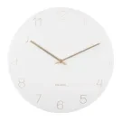 Karlsson Charm Engraved Numbers Wall Clock Zegar ścienny KA5762WH