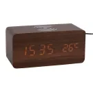 Karlsson Alarm clock Block w. phone charger Budzik KA5933DW